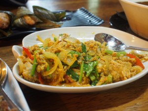 Soft shell crab curry
