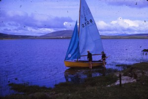 Sailing on Keel lake, 1968 